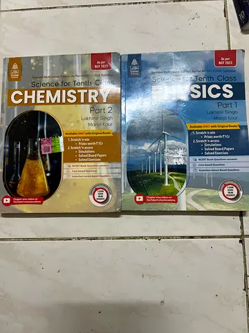 Physics and chemistry lakhmir singh books