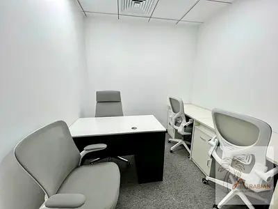Corporate Offices with Elegant Reception & Lounge Area | Near METRO- BURJUMAN Station | Prime Locat