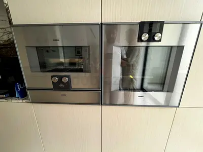 Gaggenau latest model built-in electric oven, microwave and warming drawer 60cm set