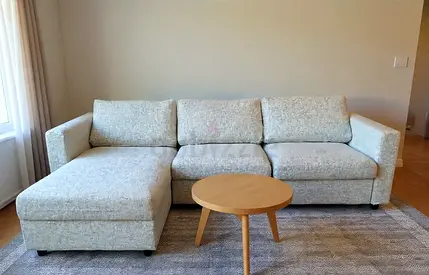 Selling Gunnared beige ikea vimle lshape sofa bed beige