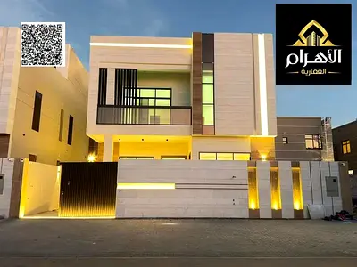 A luxurious architectural masterpiece with a modern design, spacious areas, and high-end finishes,