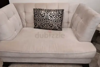 Elegant Beige 2-Seater Sofa – Comfortable  Easy to Clean