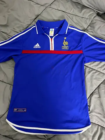 Original Vintage France 2000 Final Jersey (France vs Italy) – XL