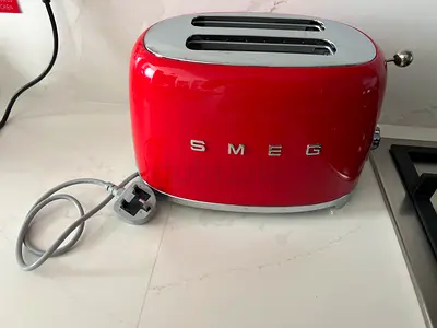 Smeg 4 Slice Toaster 50s Retro Style - Red / NEW!