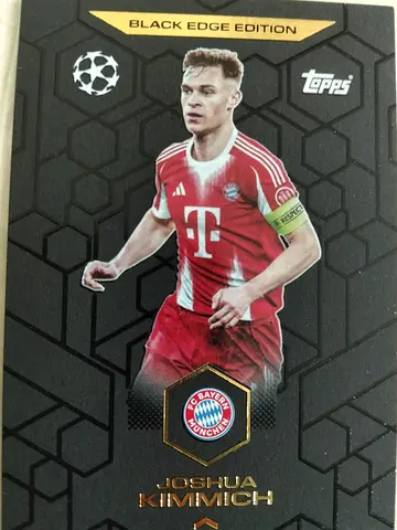 Topps Football Cards Black Edge Edition Joshua Kimmich Collectible Card (FC Bayern)