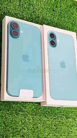 Apple iPhone 16 plus (256GB) - teal. Apple care+ until 25 April 2027