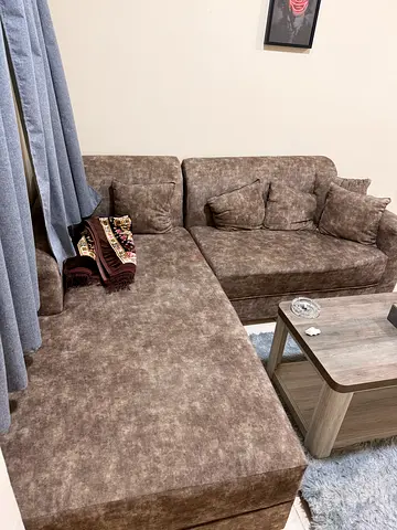 Shaped L sofa