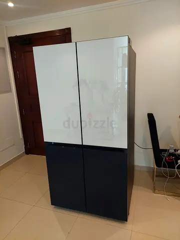 Stylish Bespoke Samsung 4-Door Flex Refrigerator with Customizable Design Colour Panels