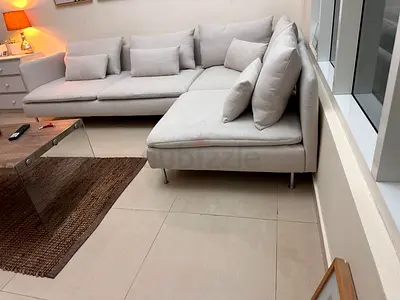 Ikea Soderhim Corner Sofa beige