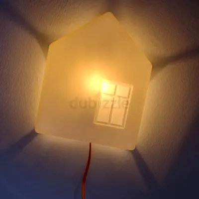 House-shaped Wall Lamp - Warm Night Light.