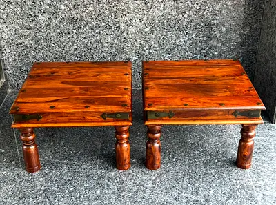 Marina Solid Wood side table- end table