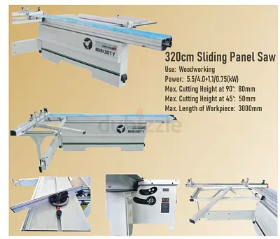320cm Sliding Panel Saw for Woodworking