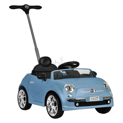 Licensed Fiat-500 Ride On Push and pull handle Mini Car