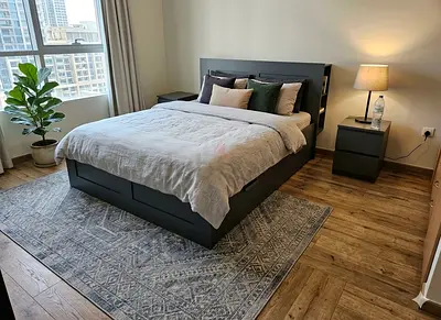 KEA Storage Bed Frame – Stylish Design • Elegant black color • Solid wood slats for mattress support