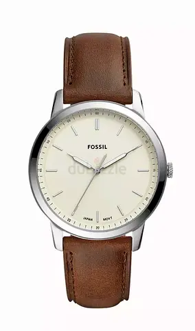 Fossil Mens the Minimalist Stainless Steel Slim Casual Quartz Watch