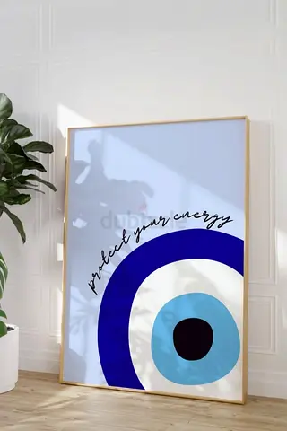 Canvas “protect from evil eye”painting