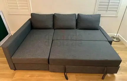 Comfortable L-Shaped Sofa with Storage