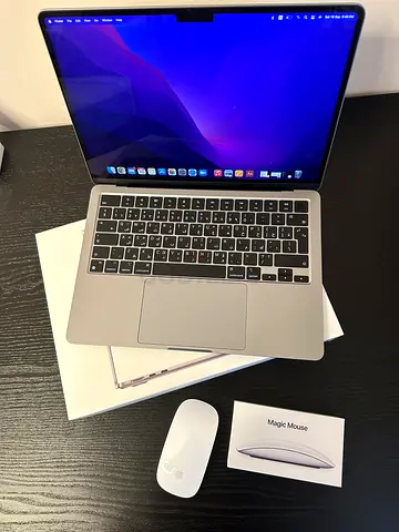 Apple MacBook with Magic Mouse