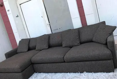 Crategbarrel L Shape Sofa Excellent Condition