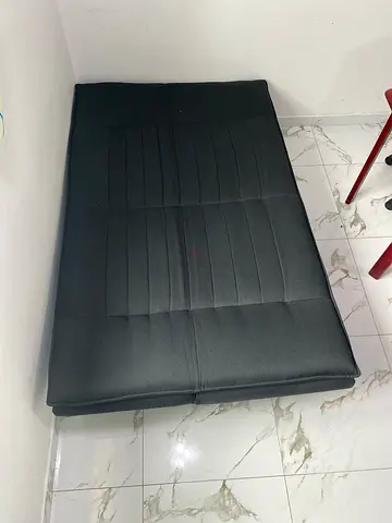 Stylish Black Sofa Com Bed for Sale