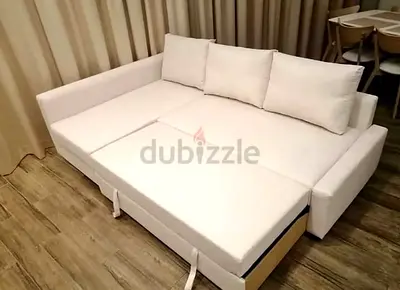 My white pull-out sofa bed (converts to double bed)