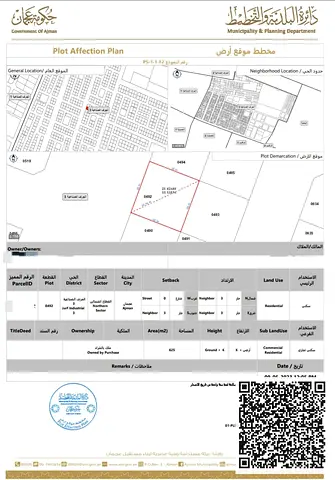 Residential / Commercial in Al Jurf 3 Ground + 6 Floors (G+6) Price: AED 2.4 Million Special Offer