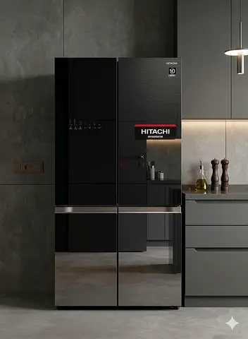 Hitachi French Door Refrigerator 4 door style Freeze at bottom 820Litters big Capacity