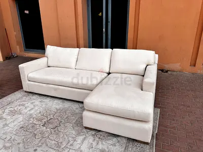 Crate and Barrel axis L shape sofa