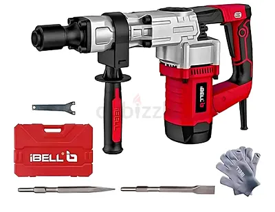 IBELL Demolition Hammer with Accessories for sale. Never used. Comes with carry case.