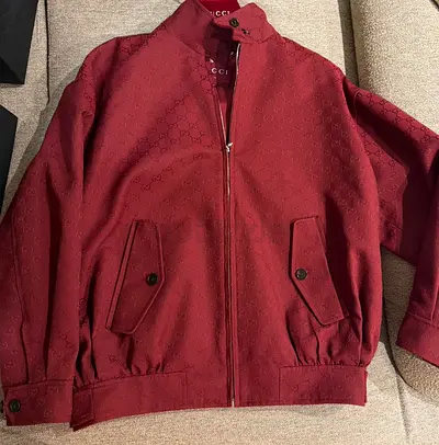 Gucci GG Canvas Bomber Jacket Unisex - Size 38