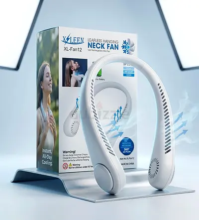 [VERIFIED SELLER] X-LEEN XL-Fan12 | NEW Bladeless Neck Fan | 360° Cooling