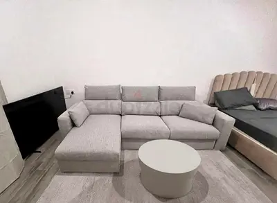 Eskilstuna L shape sofa bed under storage