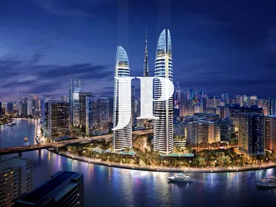 خصم 400,000 درهم إماراتي | سكاي فيلا سيجنتشر | مسبح خاص | إطلالة البرج والقناة