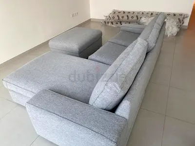 Ikea kivik L Shape Sofa with footstool