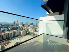 1BR Apartment | Binghatti Crest JVC | Balcony | Skyline View