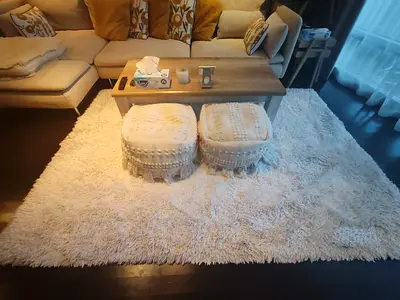 Cozy White Area Rug for Sale