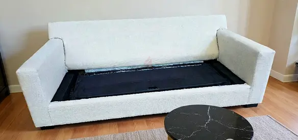 Selling Cratebarrel 3 seater sofa bed with mattress