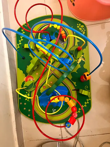 Wooden Bead Maze Activity Toy — Gently Used