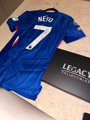 Match worn t shirt Signed Football Jersey by NÉTO