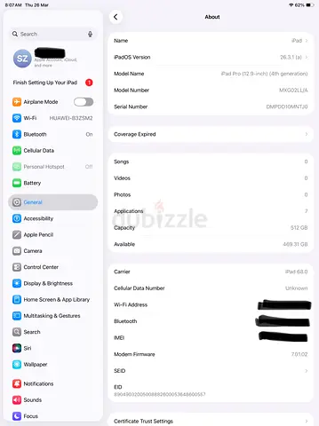 Apple iPad Pro 12.9 (4th Generation)