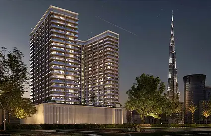 Studio Apartment | Binghatti Ghost | Burj Khalifa & Skyline View