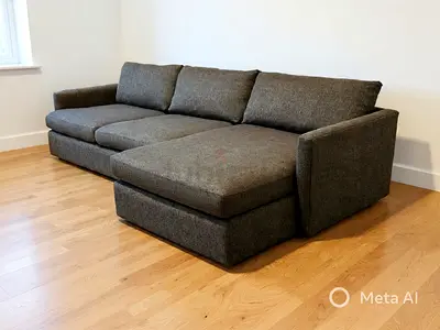 Selling Cratebarrel lounge deep L shape