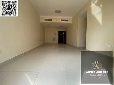 2 bedroom and hall for annual rent in Al Jurf 3, brand new, 3 bathrooms, built-in wardrobes, balcony with open view, 4–6 payments