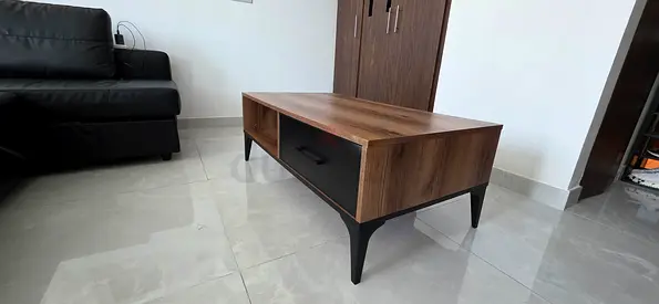 Coffee table with drawers