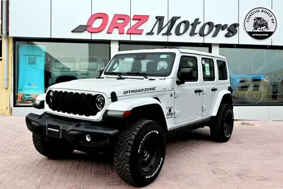 3 YRS DEALER WTY AND SP | USED 2024 JEEP WRANGLER 4DR SAHARA WHITE | ORZ CUSTOM BUILT | BANK FINANCE