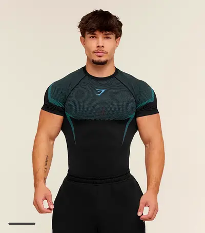 Gymshark onyx 5.0 seamless shirt blue