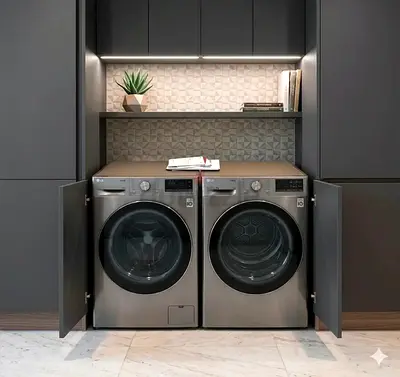 Free delivery LG Front-Load 9 kg Washer and 9 kg Dryer Set