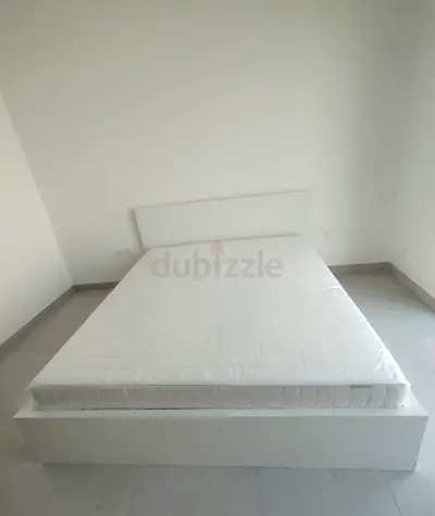 IKEA Malam king size 180×200cm bed frame with IKEA mattress and 2 big storage drawers underneath is