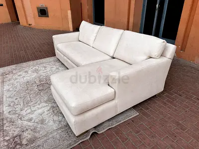 Crategbarrel L Shape Feather 🪶 filled Sofa