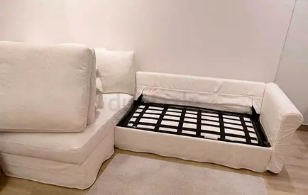 Ikea gronlid L shape sofa bed with mattress